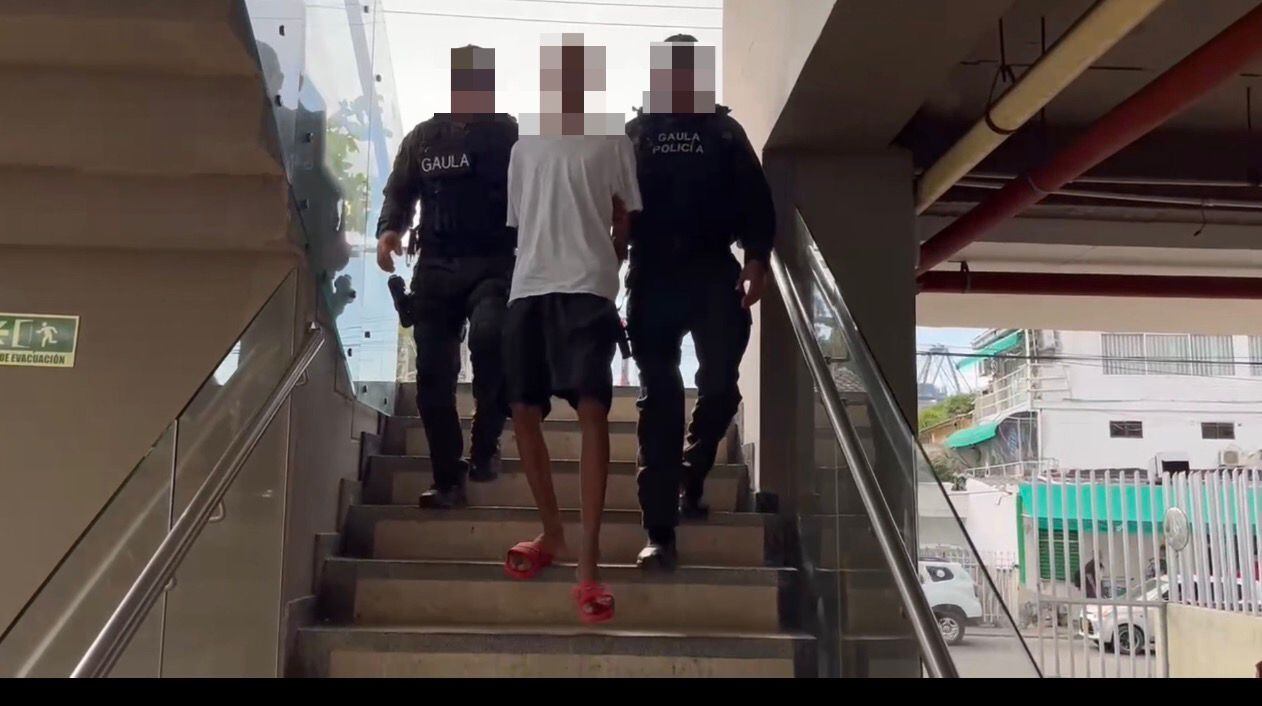 Capturado “El Alejo”. // Policía Metropolitana de Cartagena