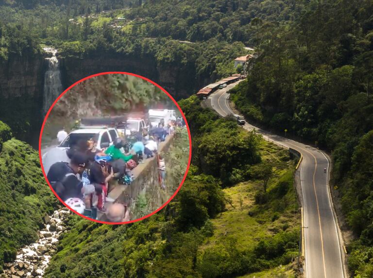 Salto del tequendama /Video del rescate (Getty Images)