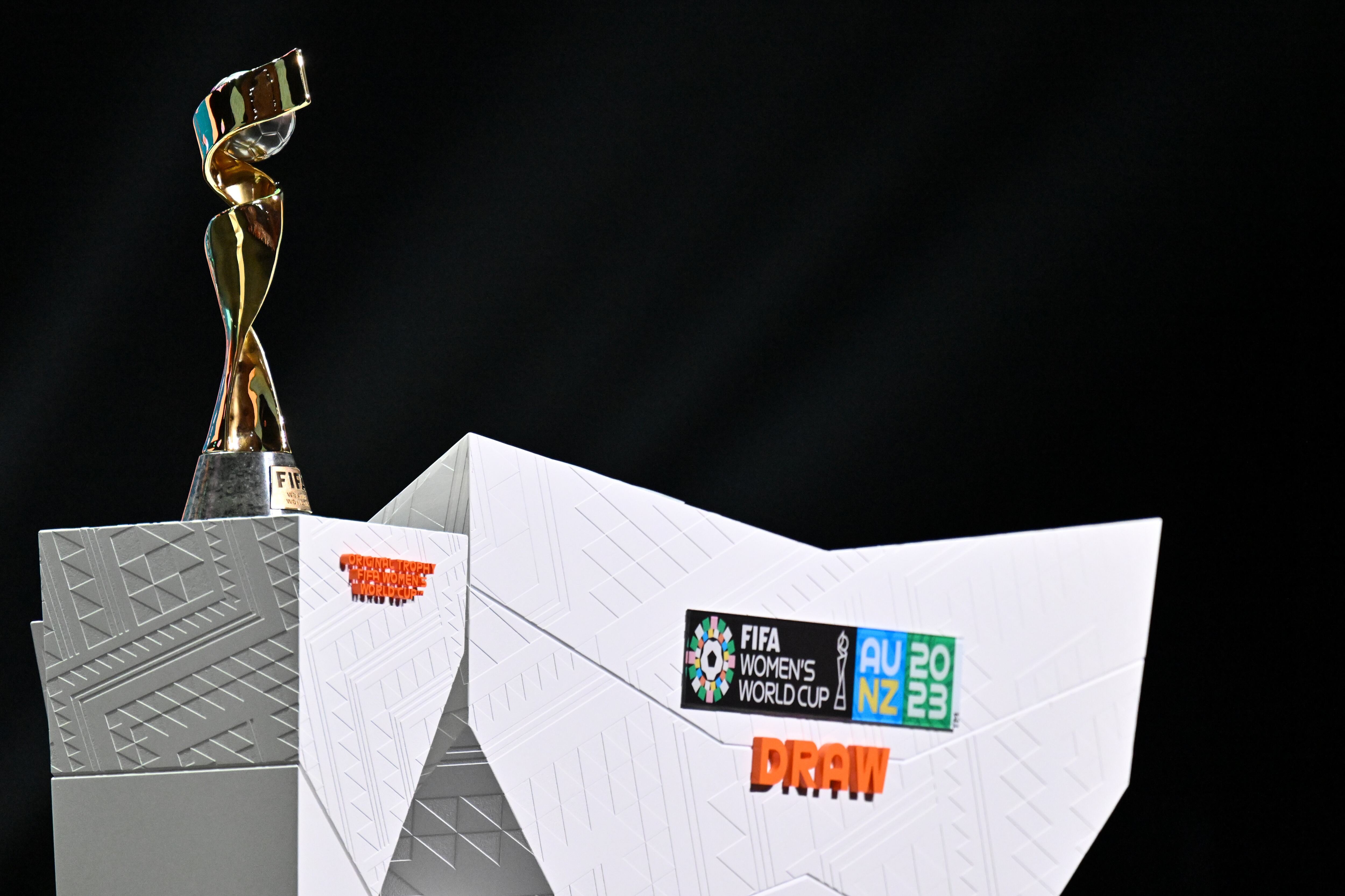 Trofeo del Mundial Femenino. (Photo by Harold Cunningham - FIFA/FIFA via Getty Images)