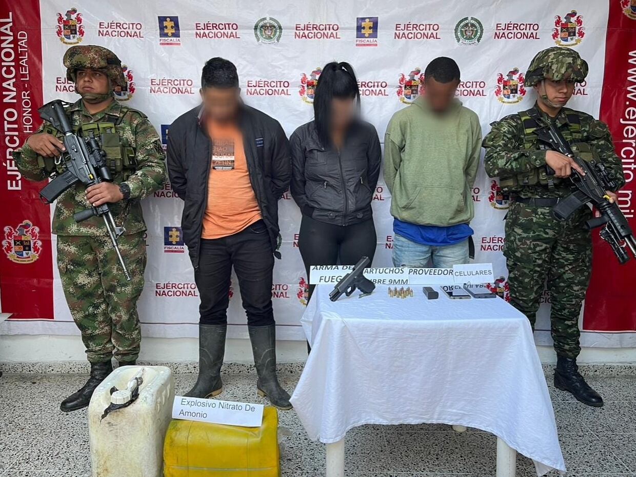 Capturados Clan del Golfo- foto Cuarta Brigada