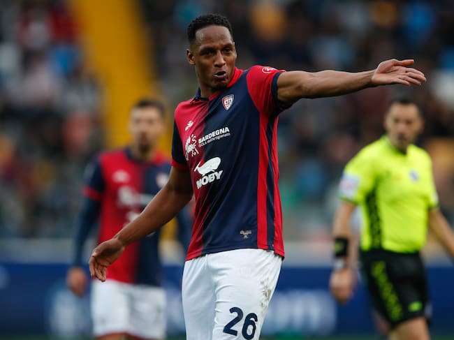 Yerry Mina, Cagliari. (Photo by Timothy Rogers/Getty Images)