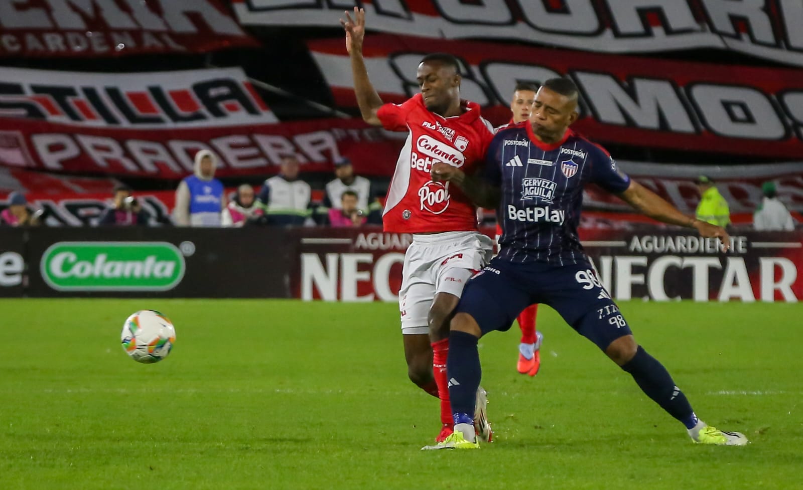 Santa Fe 1-1 Junior: resumen y goles del partido de ida por las semifinales de la Liga Colombiana / Colprensa