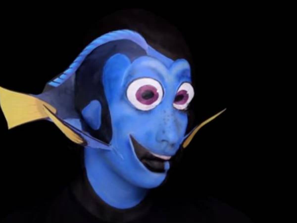 Si se quiere parecer a Dory, maquíllese de esta manera