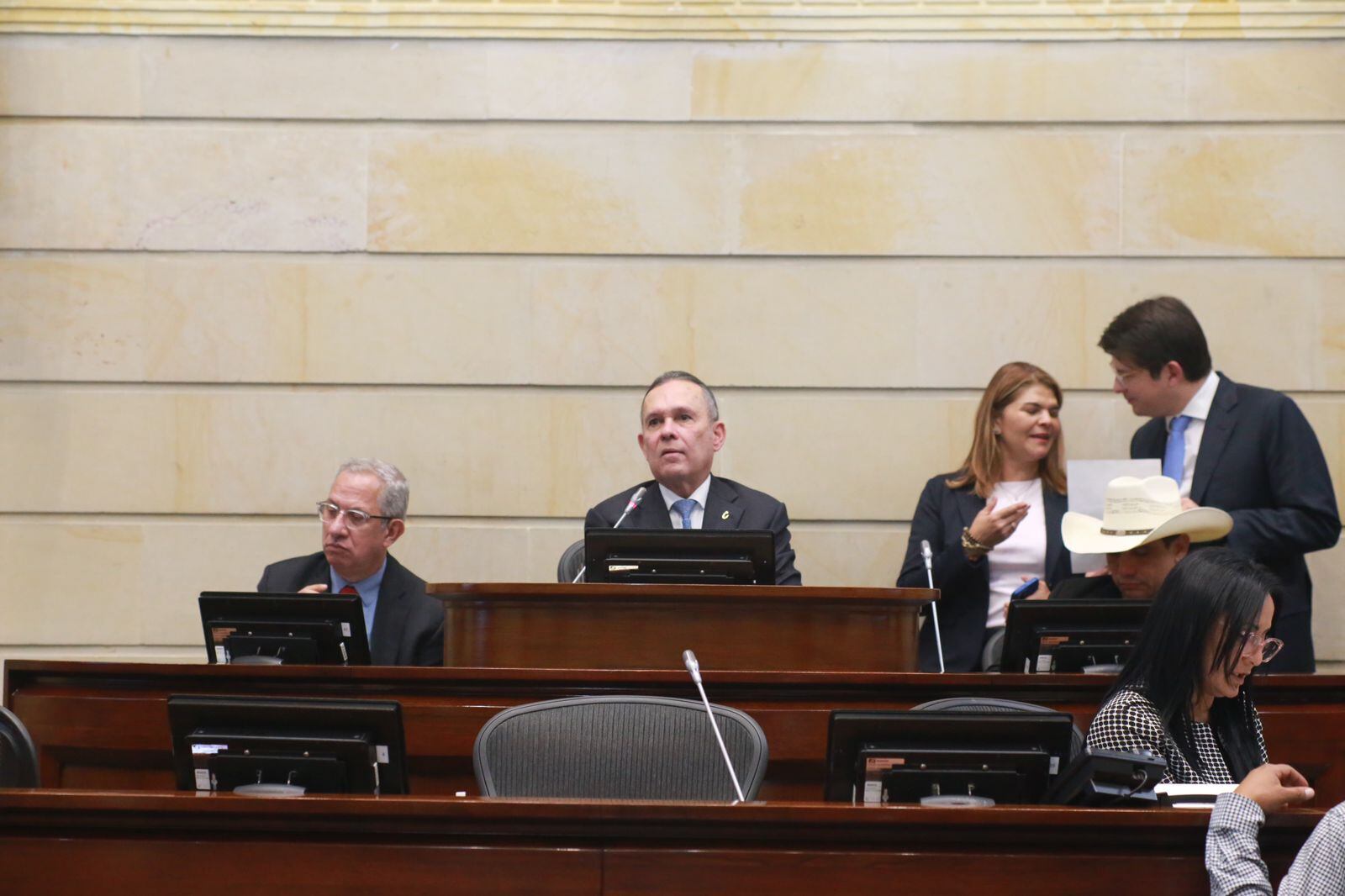 Efraín Cepeda, presidente del Senado. Foto: Senado.