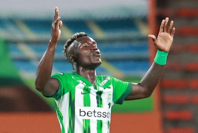 Kevin Viveros, delantero de Atlético Nacional / Colprensa