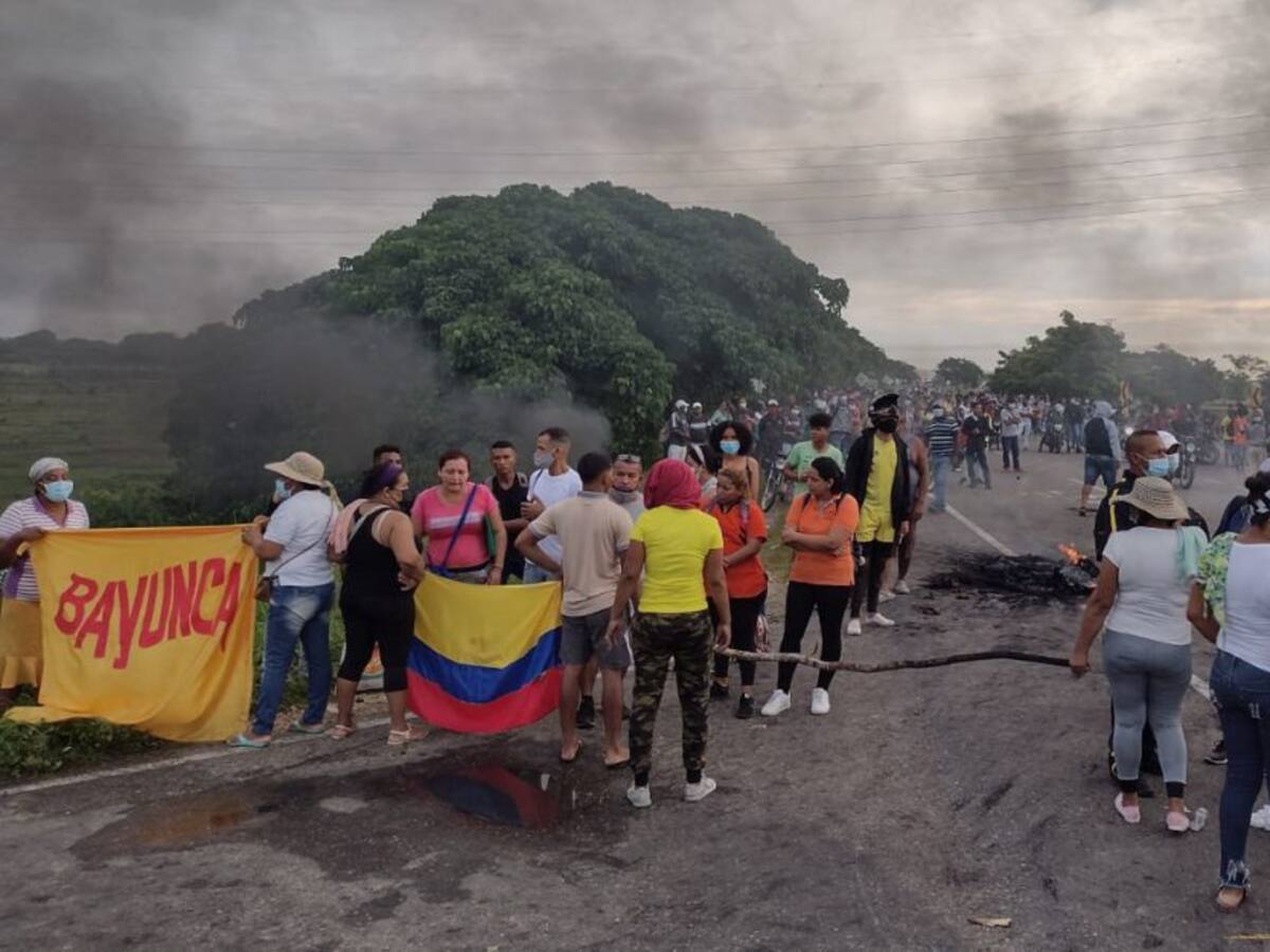 Vamos a seguir protestando: comunidad de Bayunca