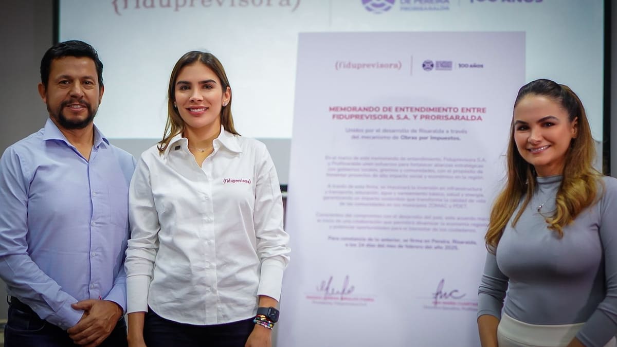 La Fiduprevisora firmó un convenio con ProRisaralda, buscan de fortalecer el desarrollo territorial