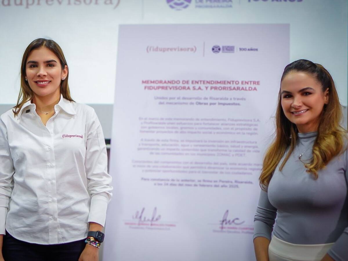 La Fiduprevisora firmó un convenio con ProRisaralda, buscan de fortalecer el desarrollo territorial