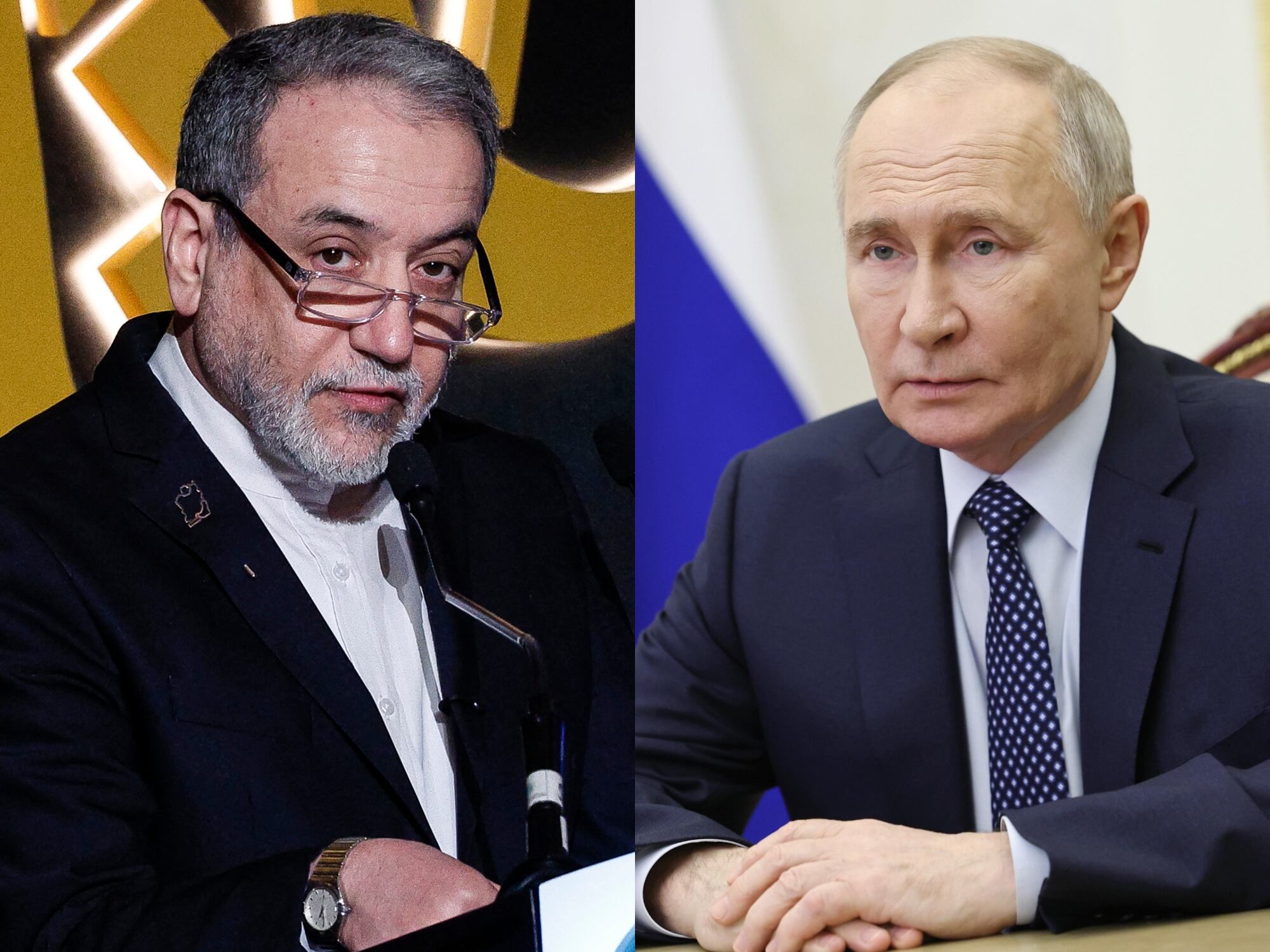 Abás Araqchi, canciller iraní, se reúne con Putin tras colapso de las negociaciones en Pakistán.