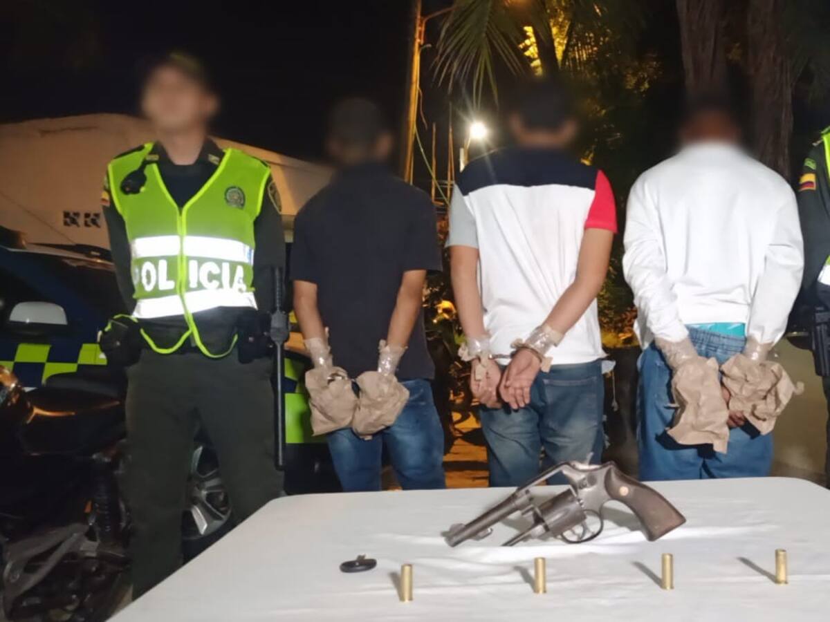 Cayeron tres presuntos delincuentes tras intento de sicariato en Cartagena