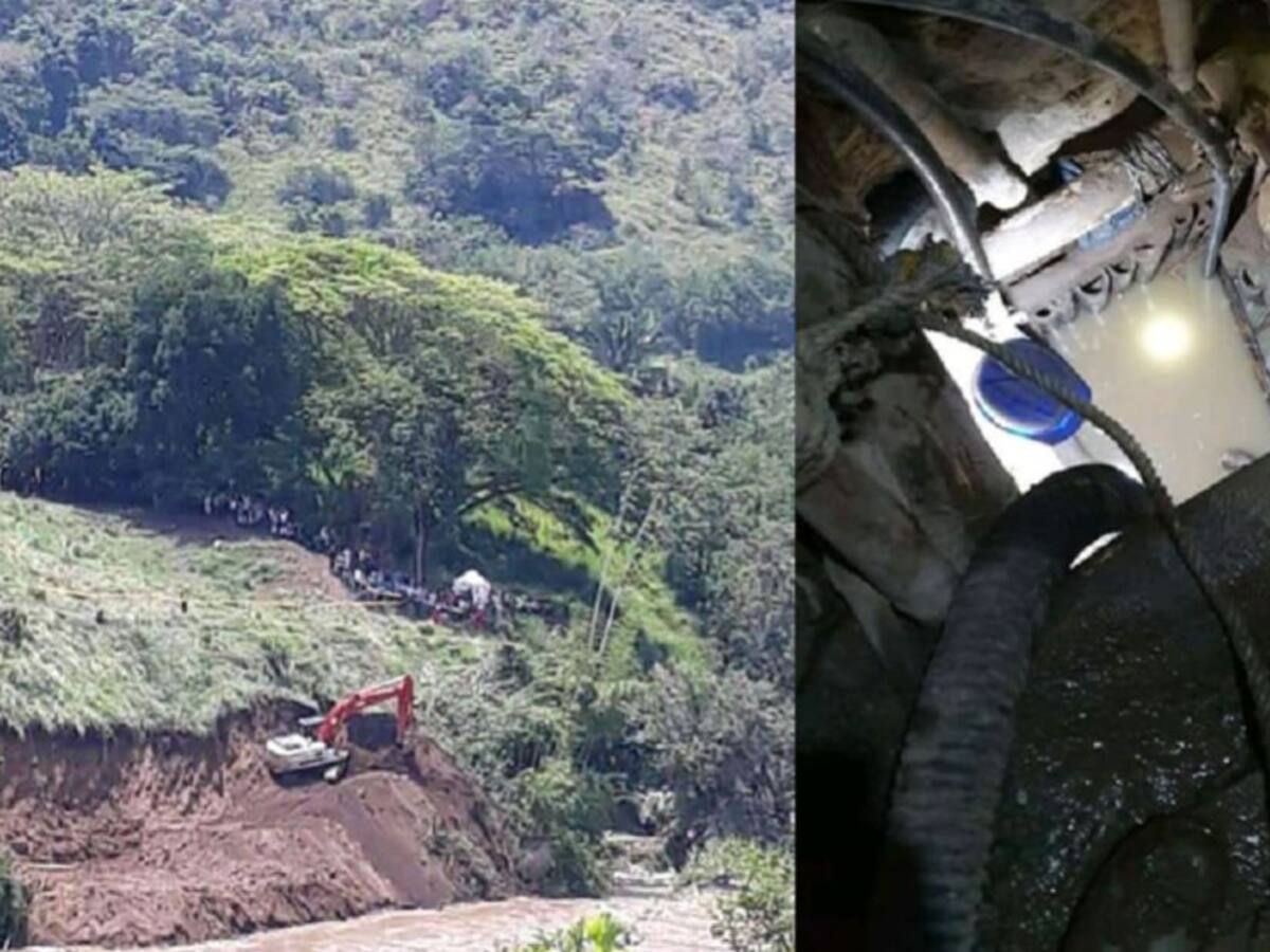 Con maquinaria especializada avanza el rescate de los mineros en Neira