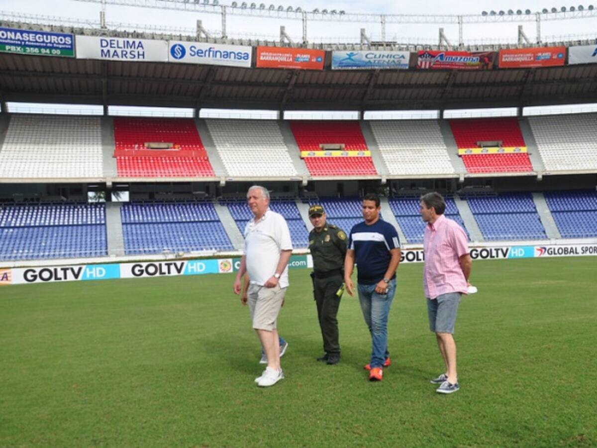 Representantes de la Selección Peruana visitaron el Metropolitano