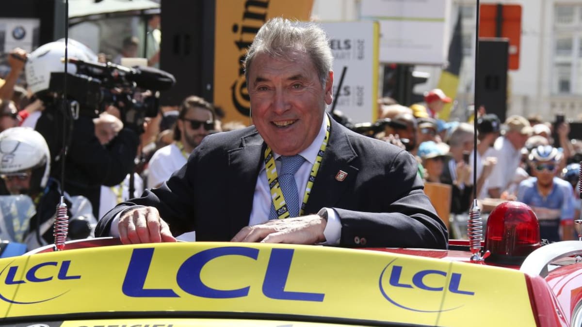 Ingresado el ciclista Eddy Merckx, de 80 años, por una infección en la cadera