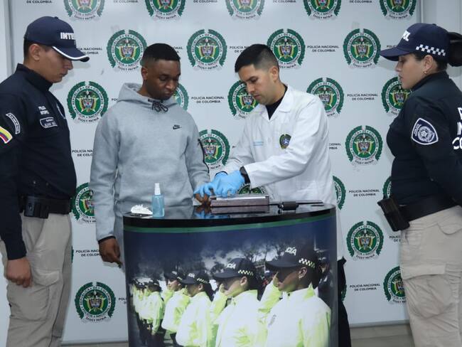 Alias "Mbappé", uno de los narcos más buscados en Europa. Cortesía: Dijin de la Policía.