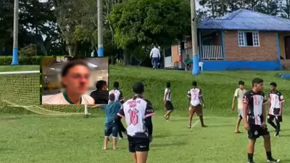 Batalla campal en un partido de fútbol aficionado en el Quindío dejó tres jóvenes heridos