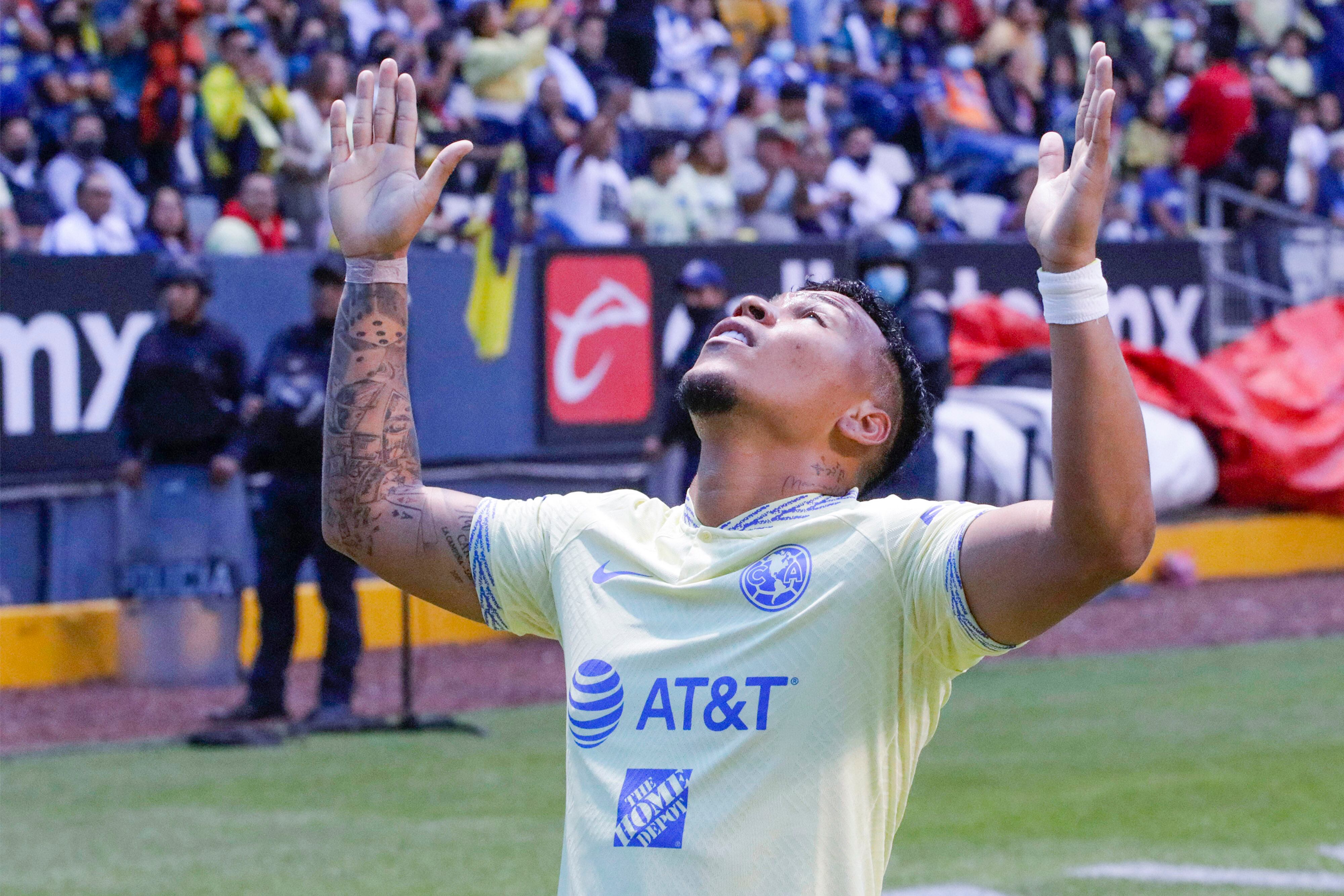 Roger Martínez, delantero colombiano del América de México. (Photo by Jam Media/Getty Images)