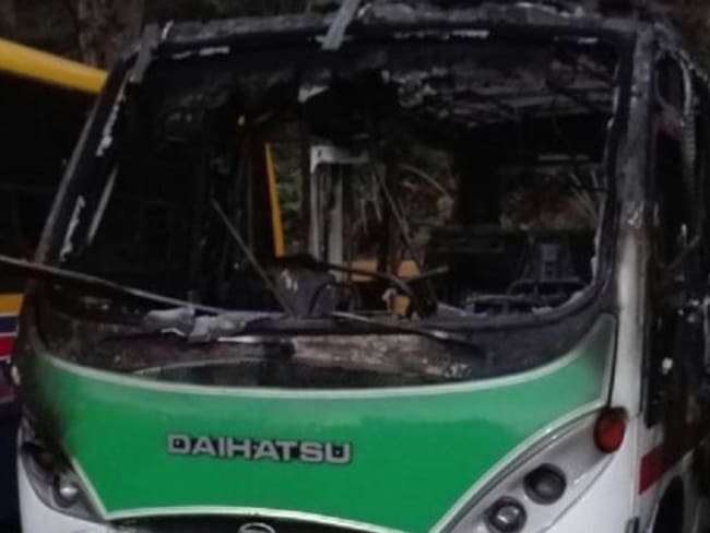 Con videos identificarán a quienes cometieron quema de bus en Medellín
