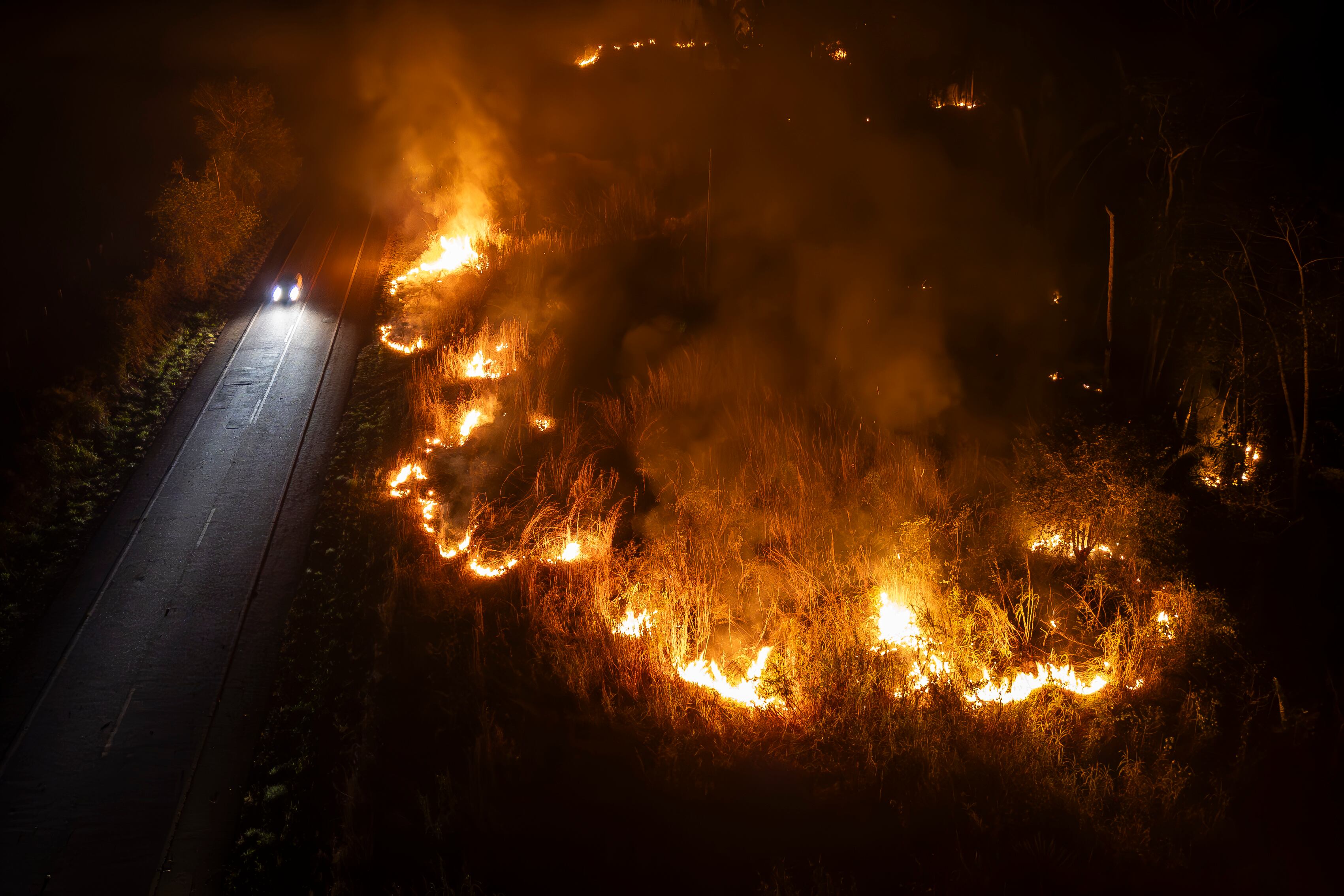 Incendio forestal en laciudad de Porto Velho en el estado de Rondonia. ( Foto: EFE )