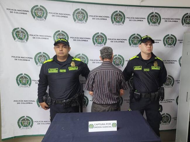 Adulto capturado por abusar de una menor en Medellín- foto policía