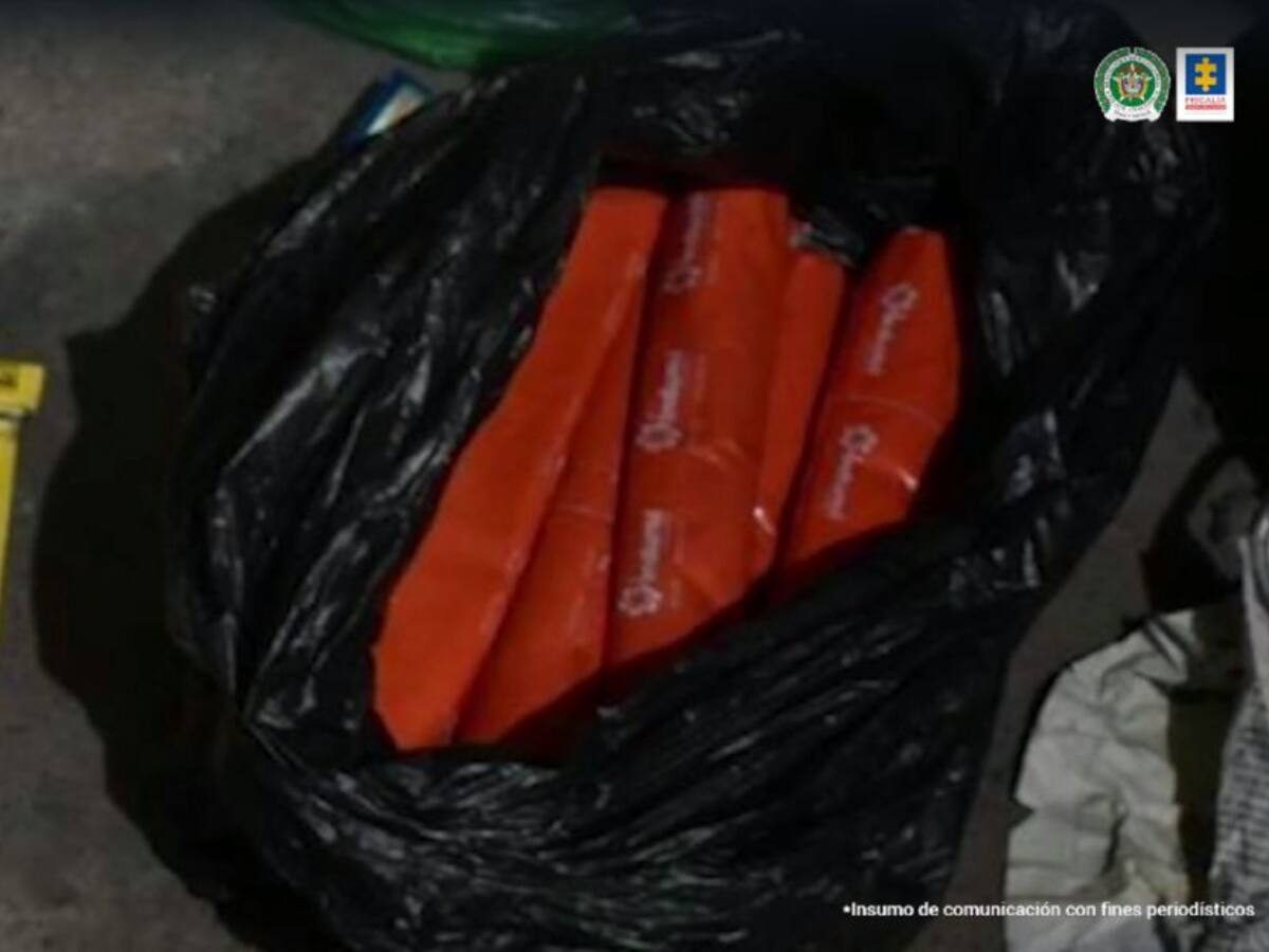 Explosivos hallados en Bogotá tendrían relación con microtráfico