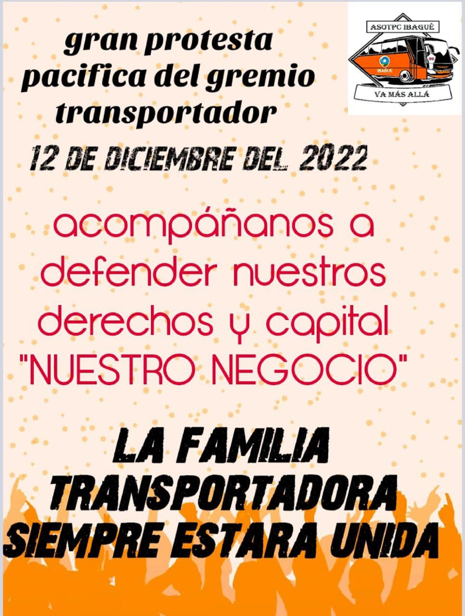 Transportadores de busetas van a protestar el próximo lunes en Ibagué