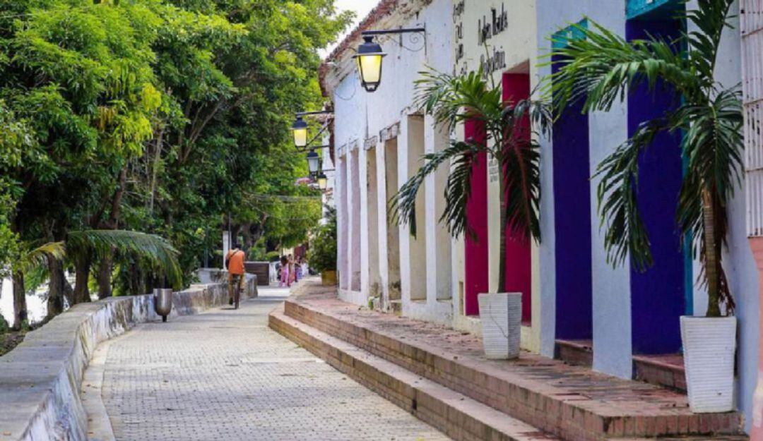 Sector de la Albarrada en Mompox