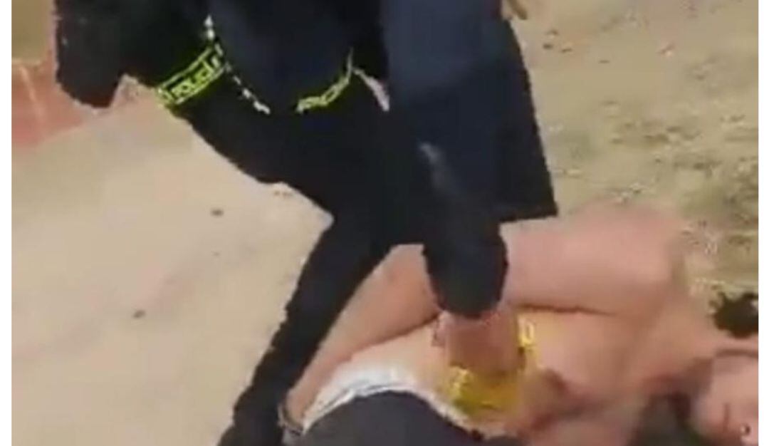 Presunto abuso por parte de la policía en Villa de Leyva 