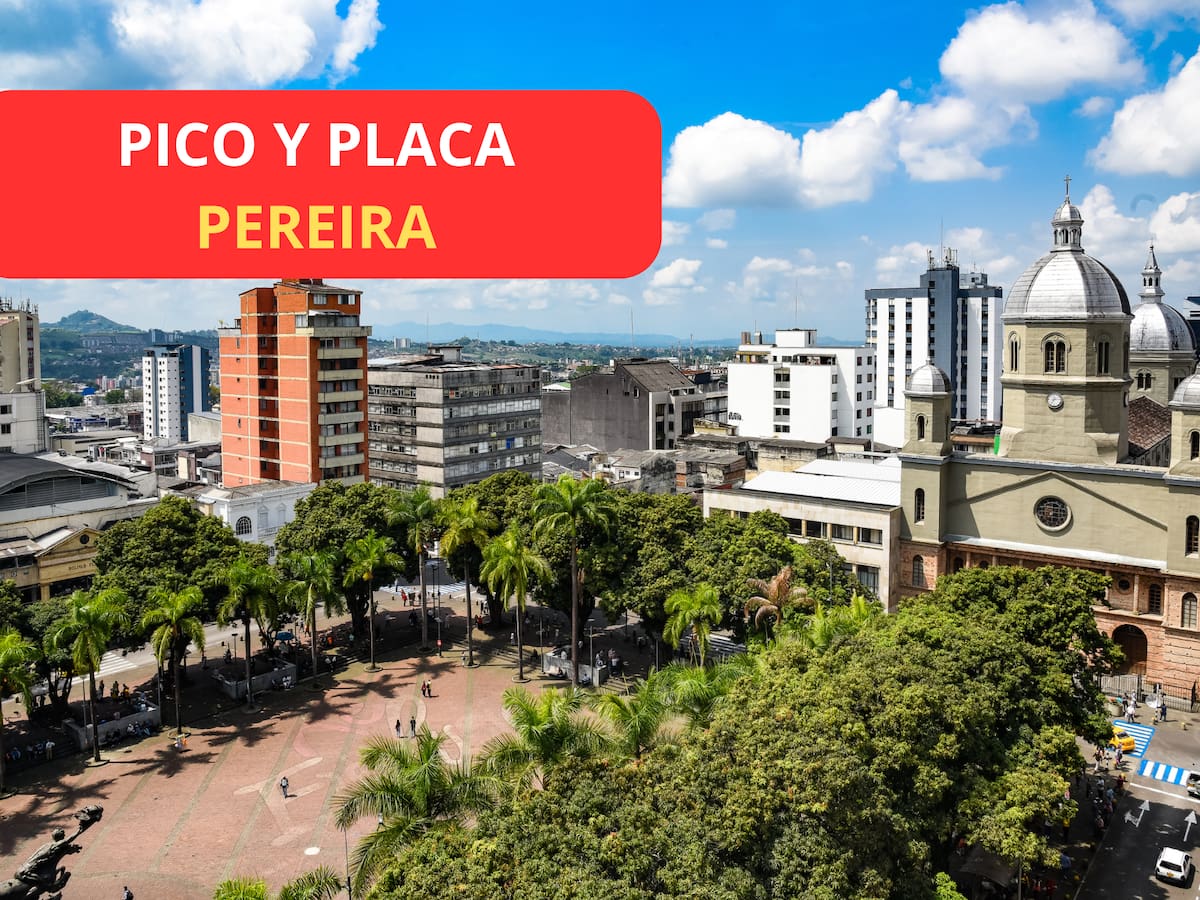 ¿Cuál es el pico y placa en Pereira hoy? Particulares y motos con restricción estos días