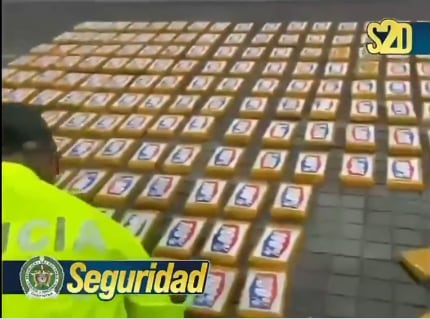 Incautación de cocaína en Jamundí / Foto: Policía Nacional