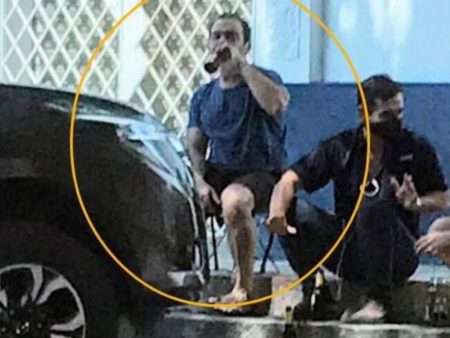 Concejal de Santa Marta fue captado tomando licor en plena cuarentena