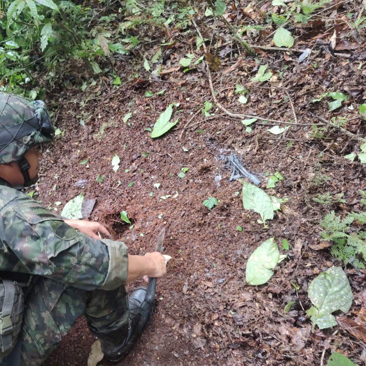 El Ejército destruyó siete minas antipersona en Anorí, Antioquia