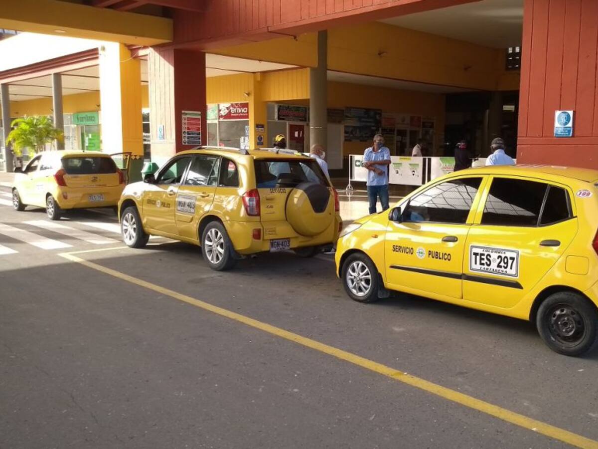 Nueva rotación de pico y placa para taxis en Cartagena
