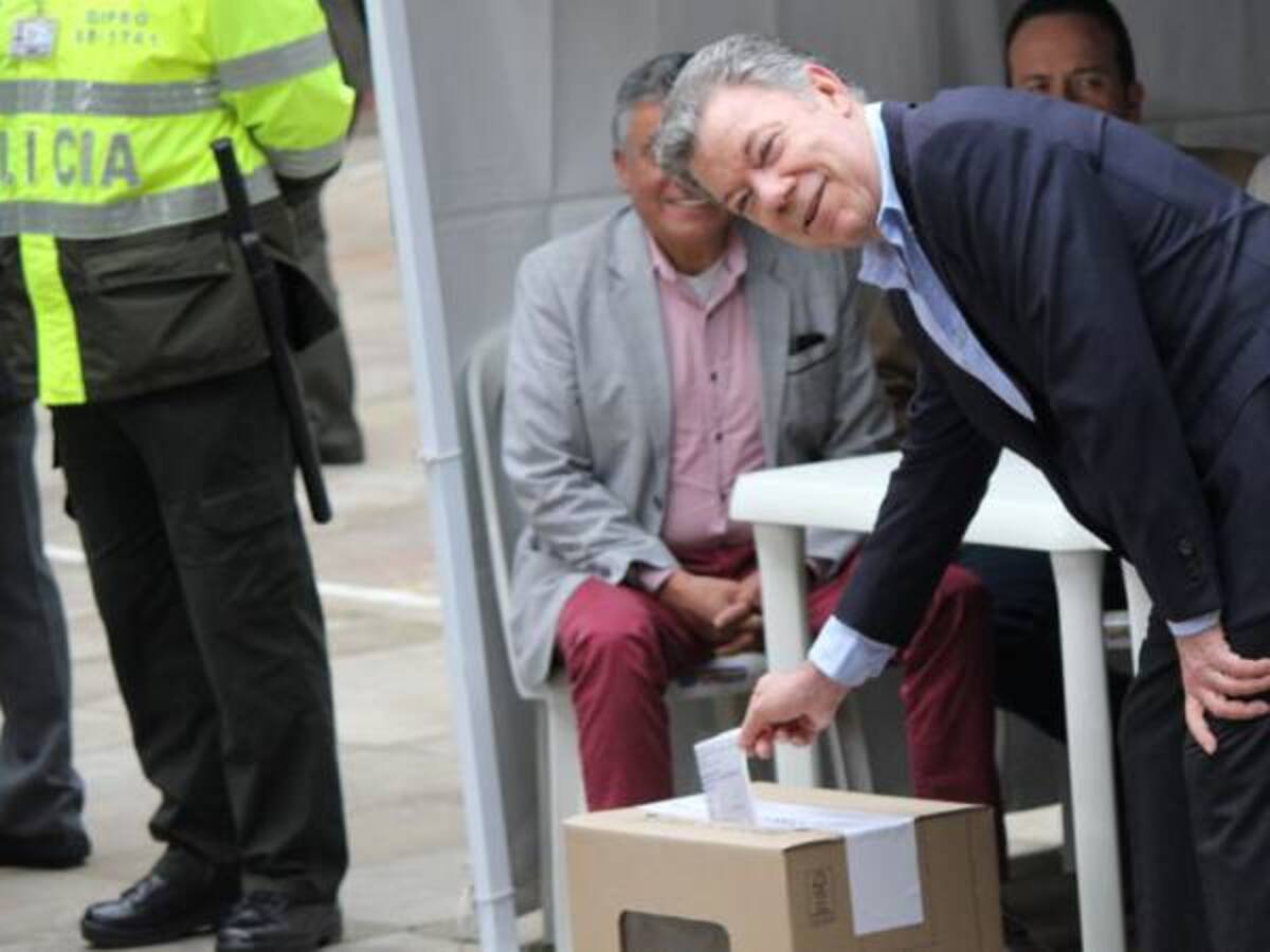En Fotos: La última votación de Santos como presidente
