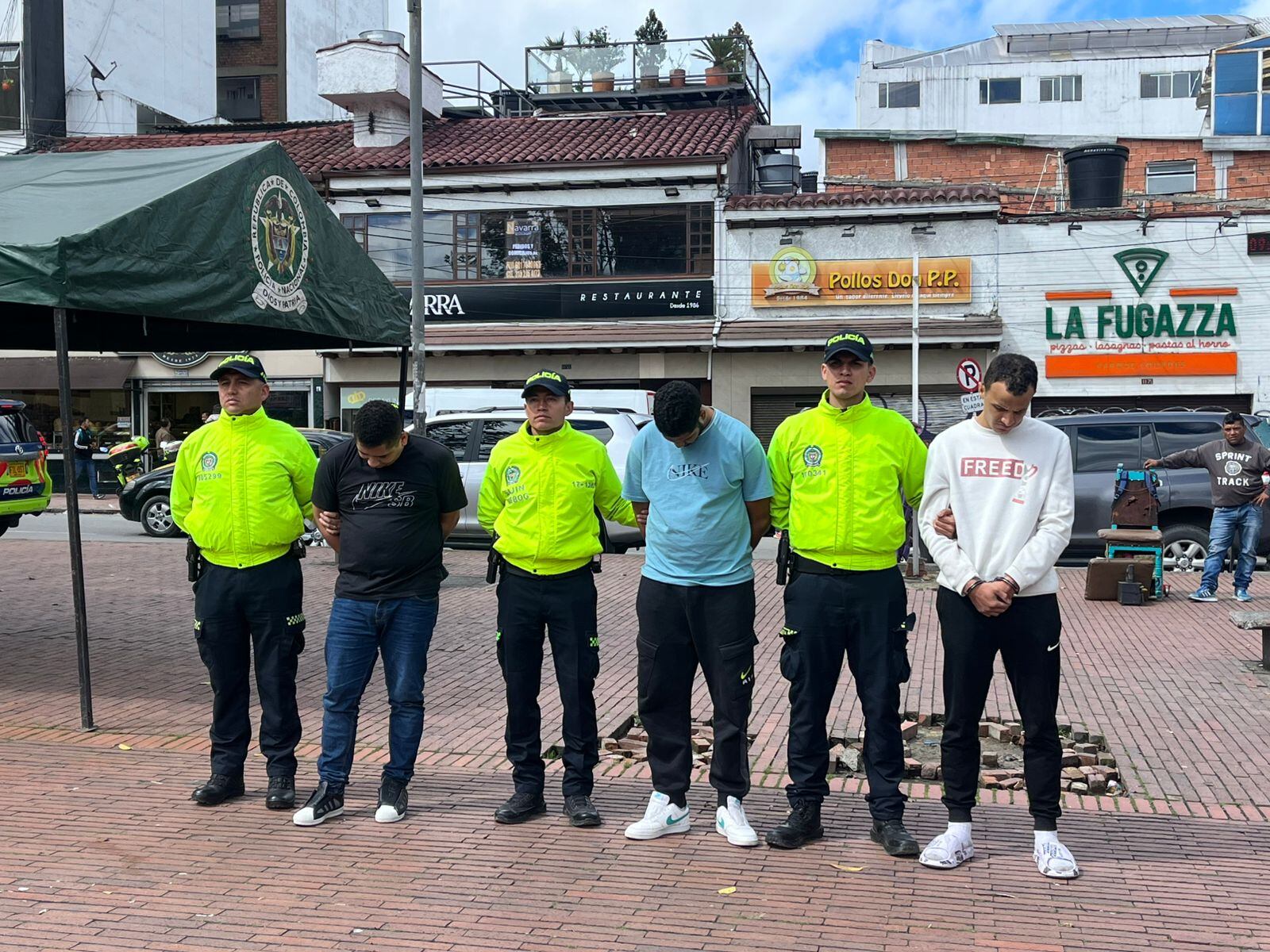 Capturados tres integrantes de 'Los Rule'. Foto: Caracol Radio.