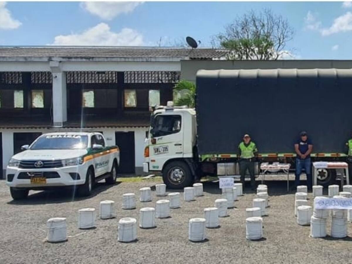 Incautan material explosivo en vías de Risaralda