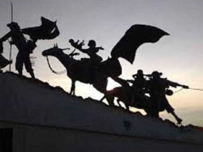 Foto: Monumento a Los Colonizadores, barrio Chipre, Manizales.