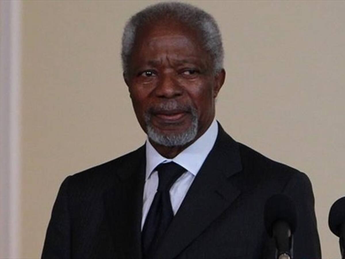 Kofi Annan se reúne con las Farc en La Habana