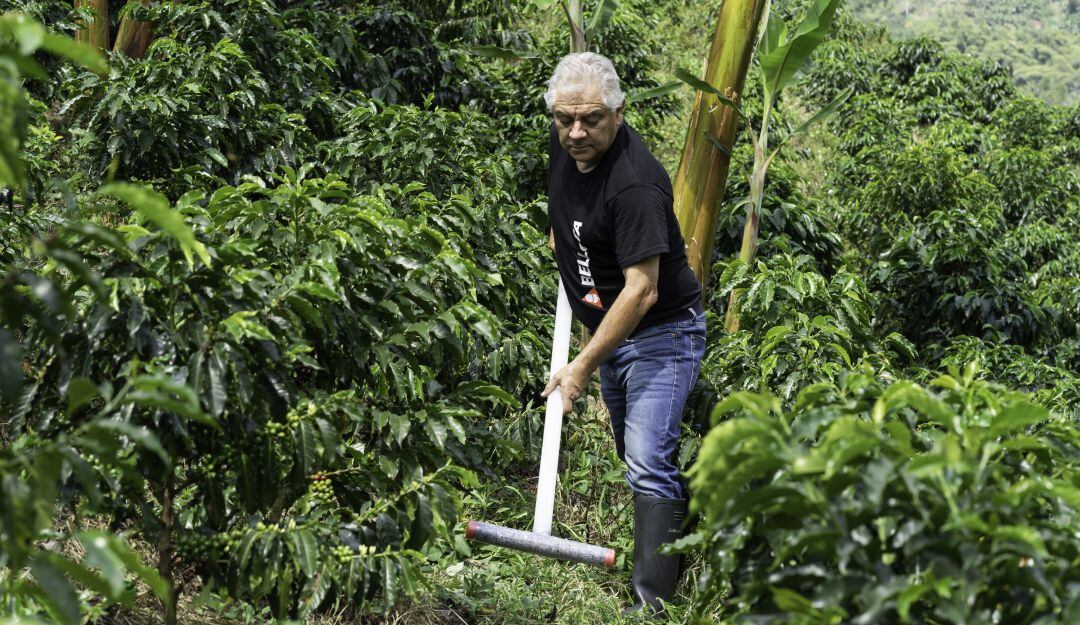 Trabajo con selector de arvenses