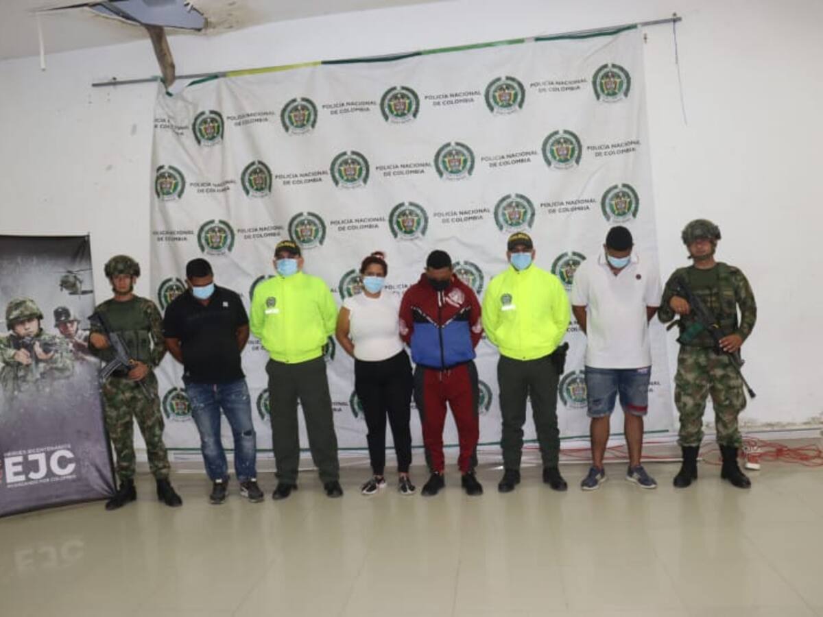 En Montería capturan a cinco personas que estarían vinculadas en homicidios