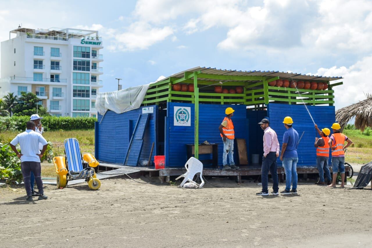 Playa Azul La Boquilla- Alcaldía de Cartagena
