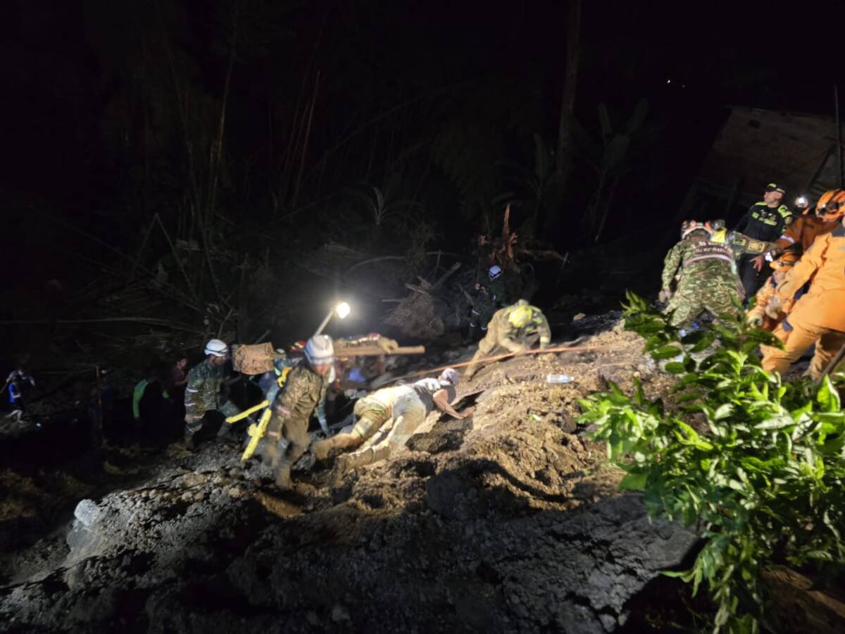 Se suspenden labores de búsqueda en Villamaría Caldas. Autoridades confirman tres fallecidos