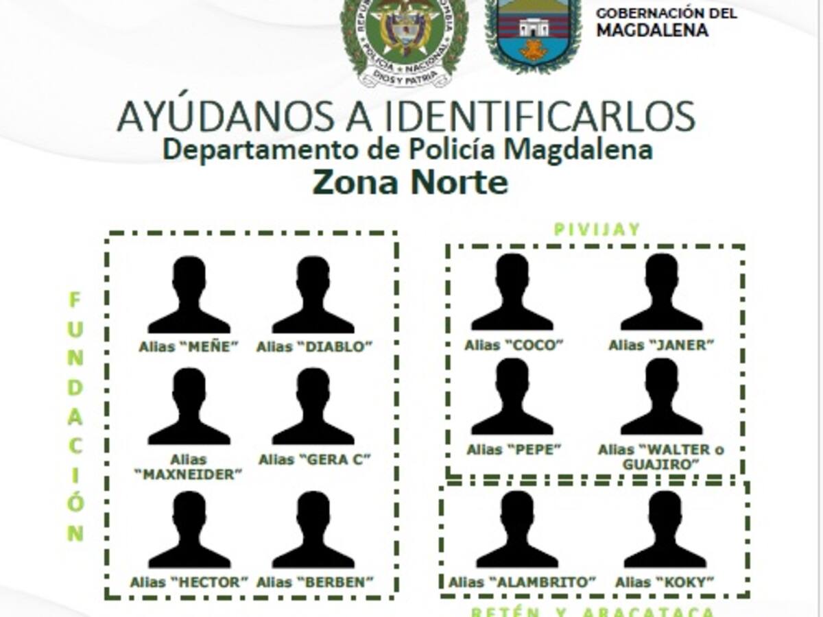 En el Magdalena le declaran la ‘guerra’ a Los Primos, presuntos sicarios de la zona norte