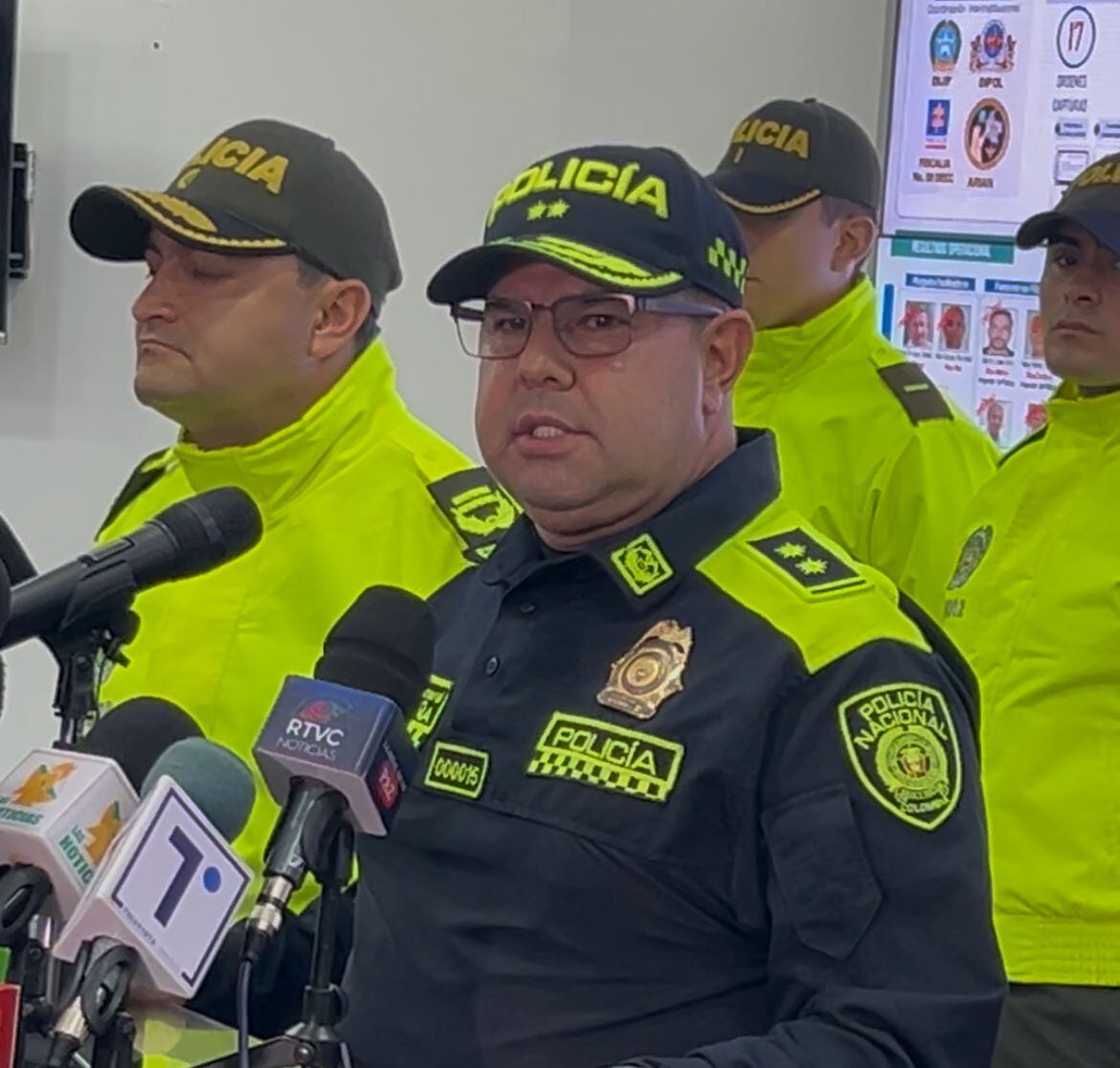 General Yecid Peña, comandante Regional 8 Policía Nacional. Foto: Caracol Radio