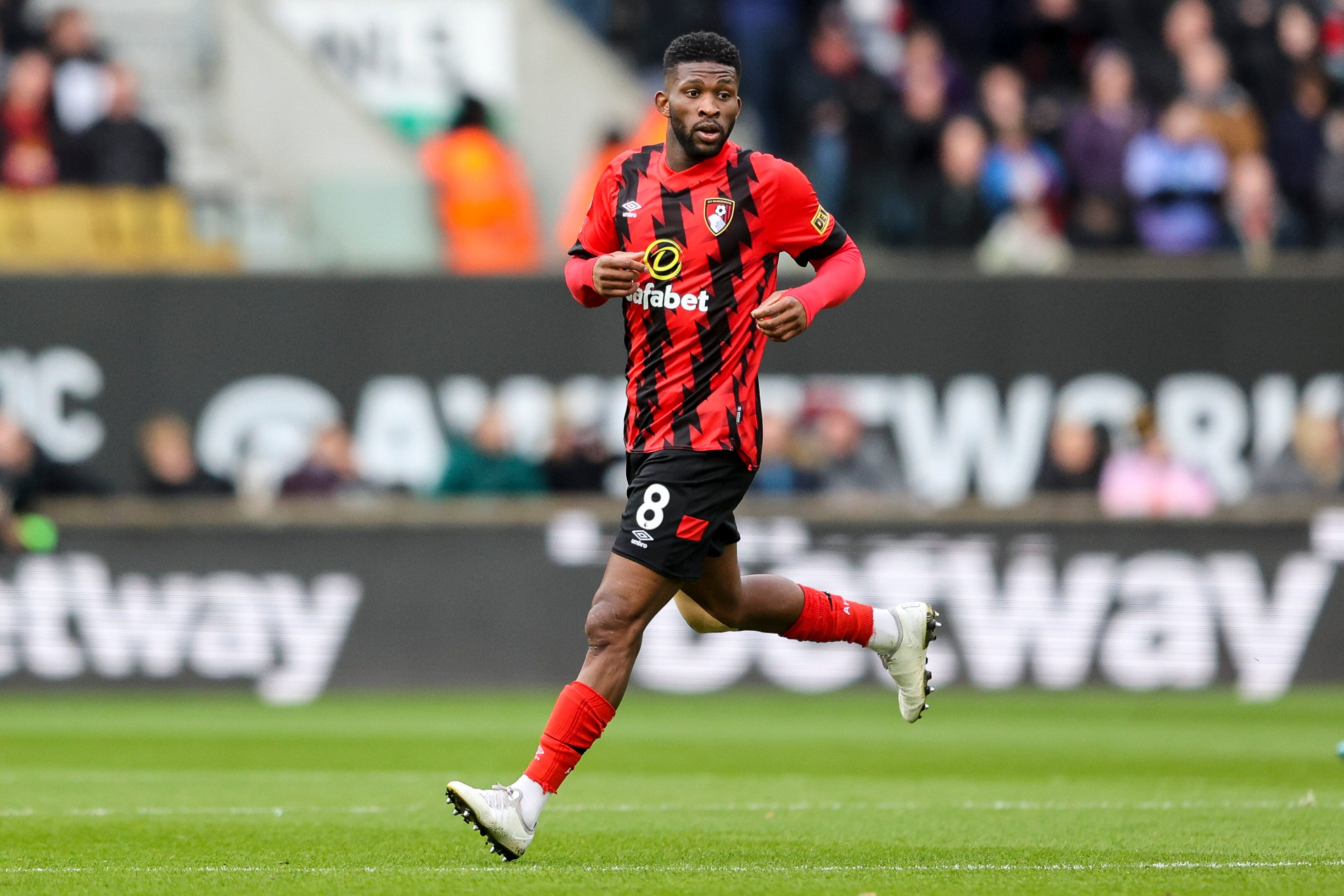 Jefferson Lerma, volante del Bournemouth en Premier League. (Photo by Robin Jones - AFC Bournemouth/AFC Bournemouth via Getty Images)