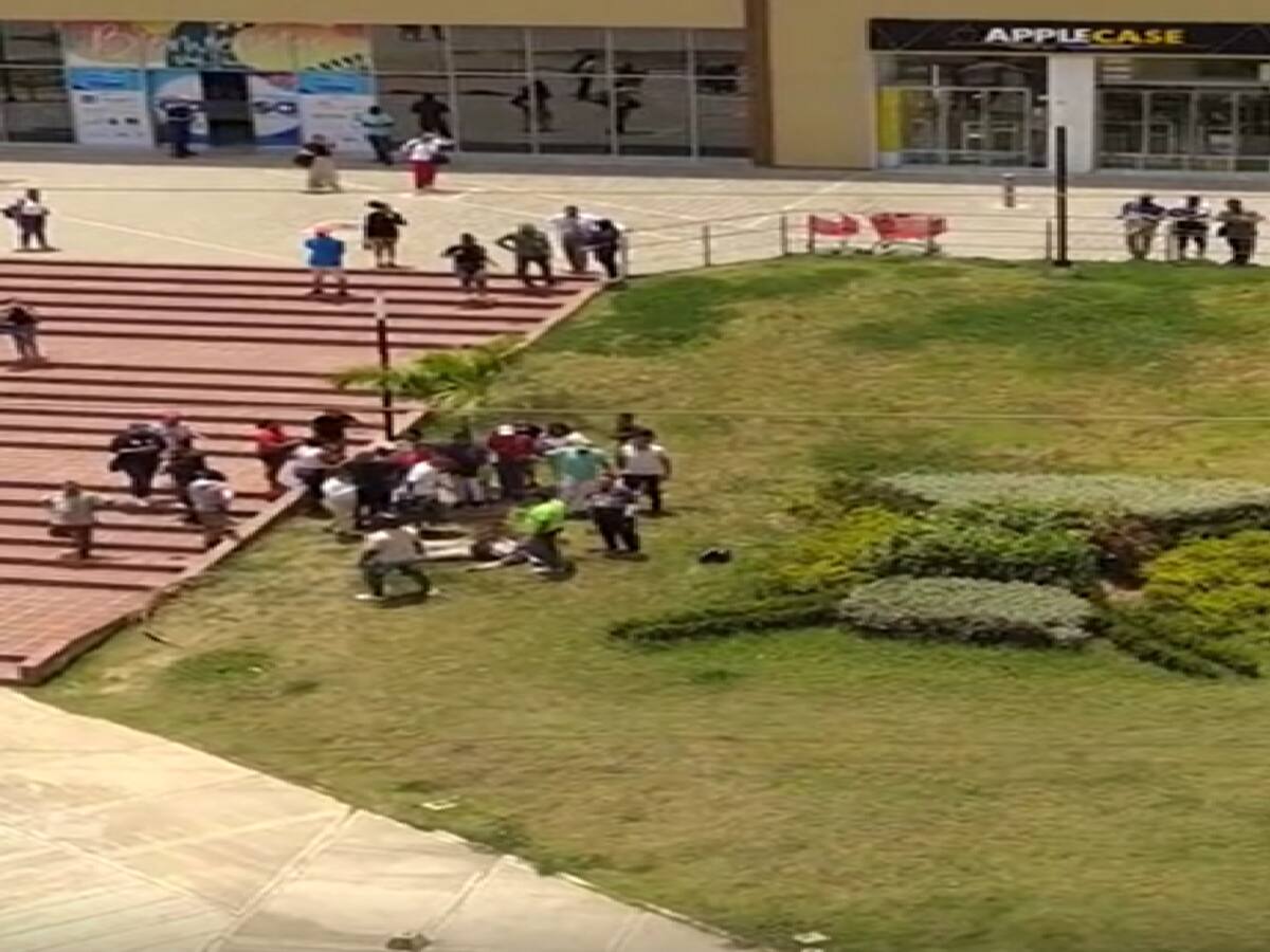 Ataque sicarial dejó un hombre muerto frente al centro comercial Gran Manzana