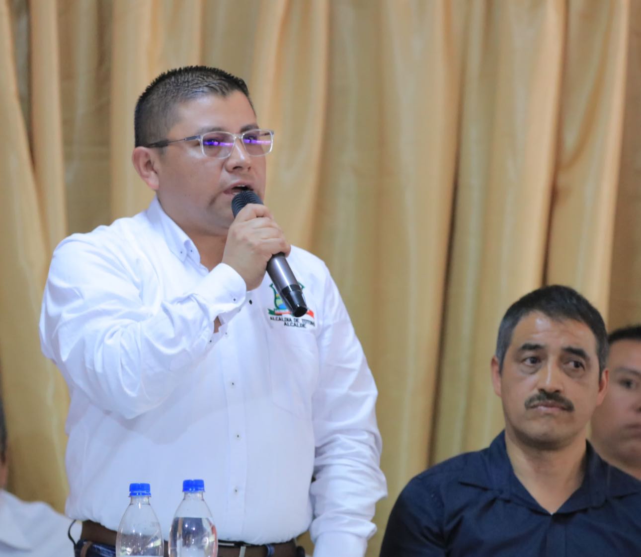 Alcalde de Totoró Jorge Luis Pizo.