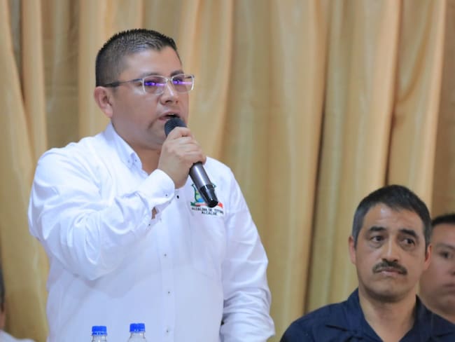 Alcalde de Totoró Jorge Luis Pizo.