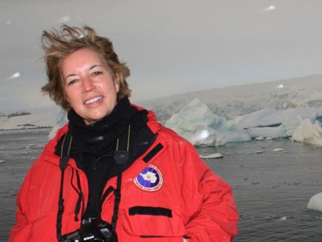 Ángela Posada, la primera colombiana que pisó el Polo Sur