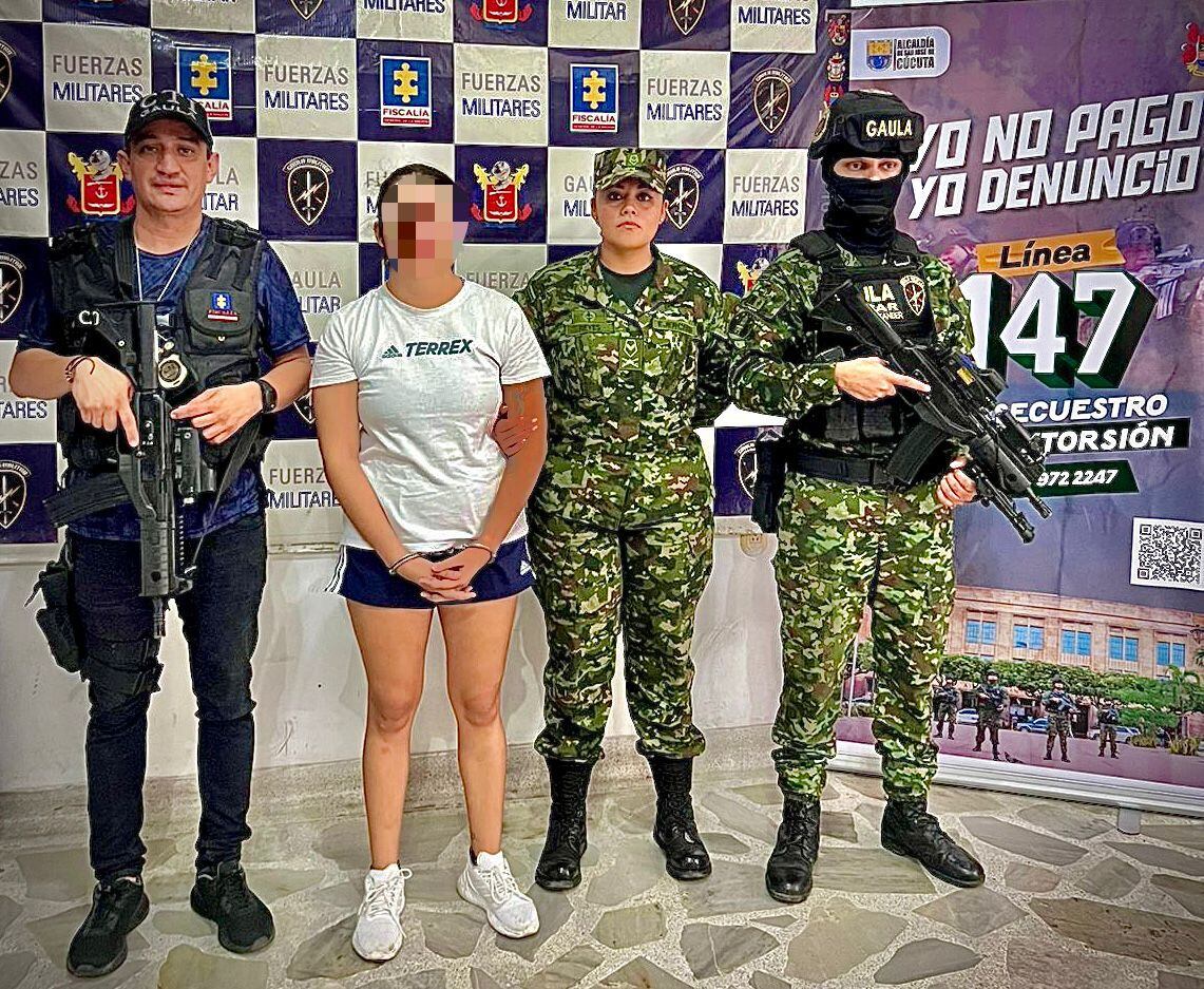 Exigía 200 millones de pesos para no atentar contra un joven y su familia. Foto: Cortesía.