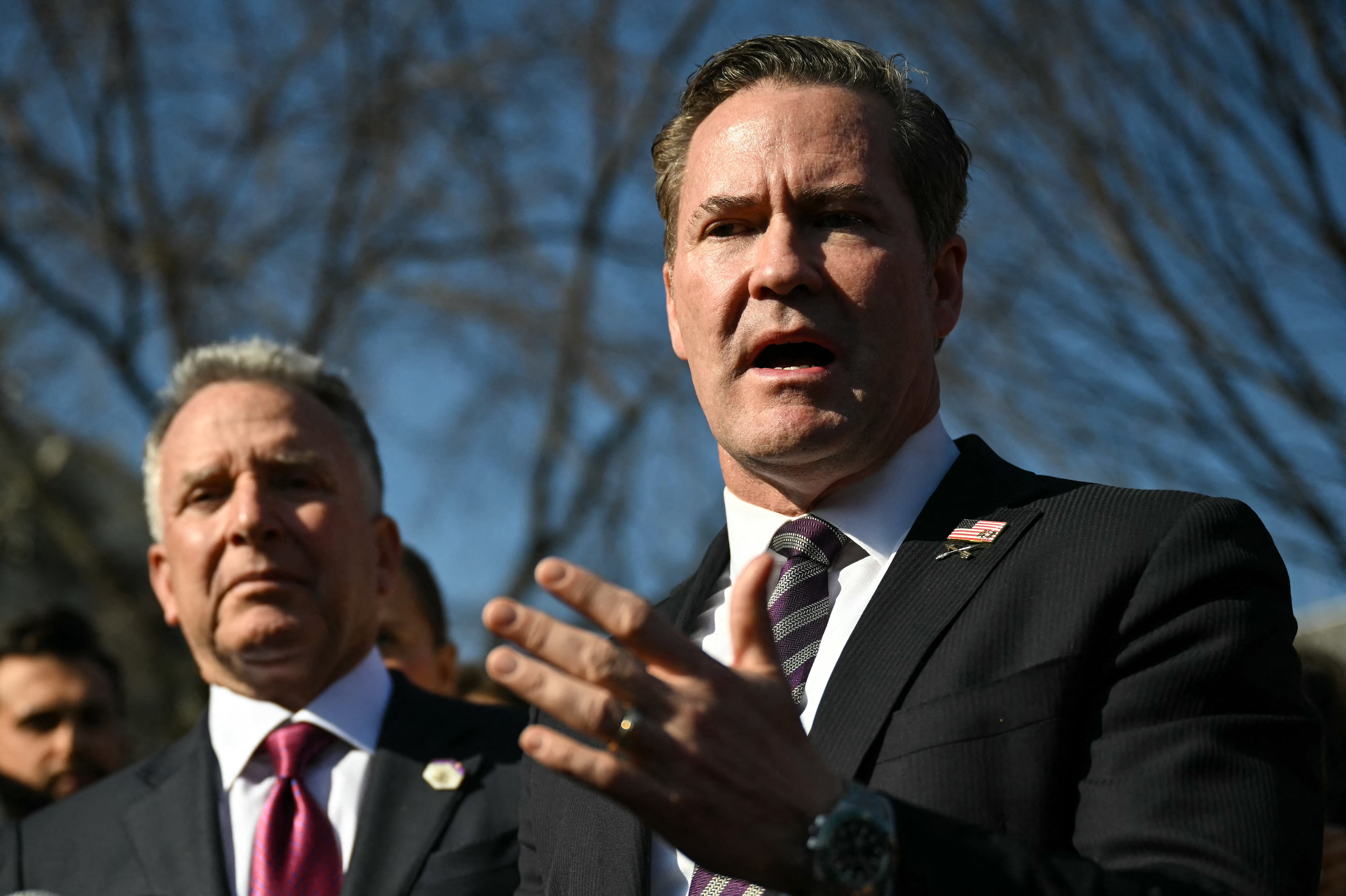 Asesor de Seguridad Nacional de la Casa Blanca, Mike Waltz. FOTO: ANDREW CABALLERO-REYNOLDS/AFP via Getty Images